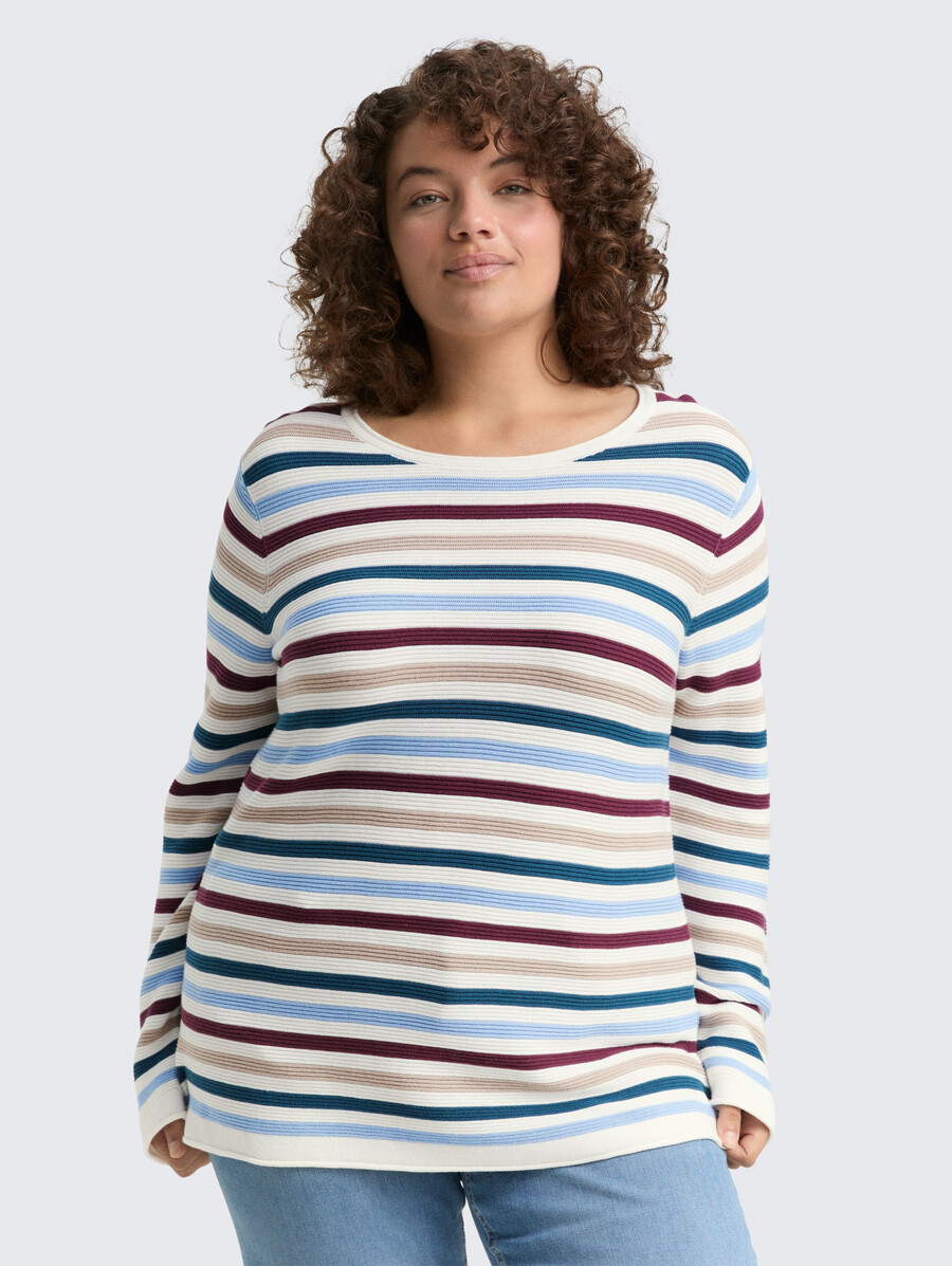 talla grande - jersey de punto de algodón orgánico