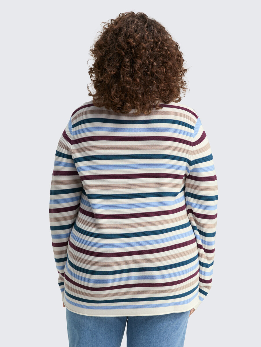 talla grande - jersey de punto de algodón orgánico
