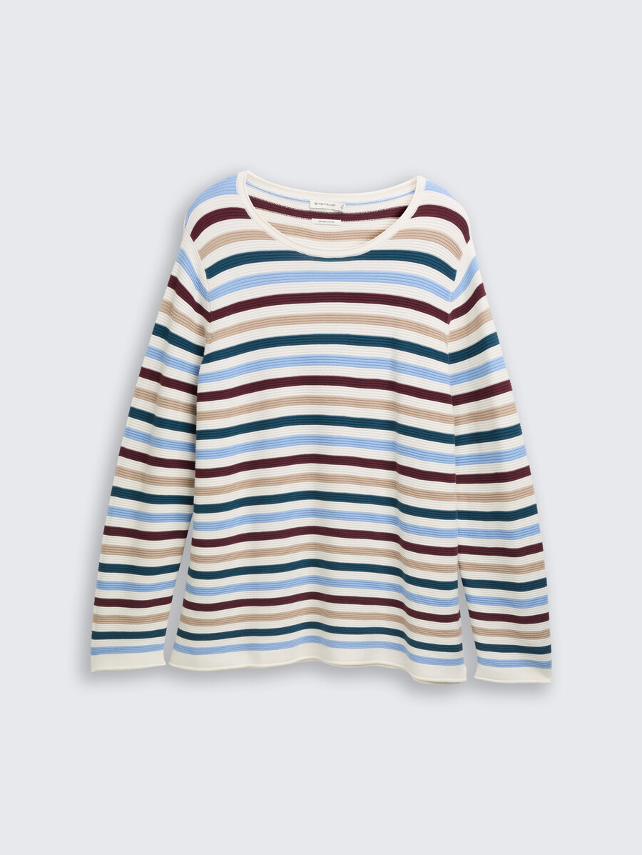 talla grande - jersey de punto de algodón orgánico