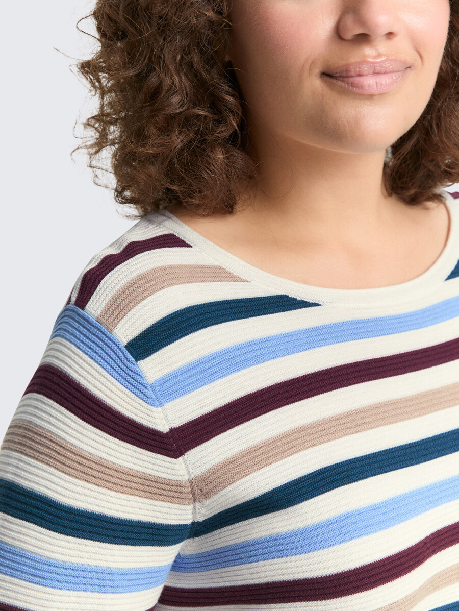 talla grande - jersey de punto de algodón orgánico