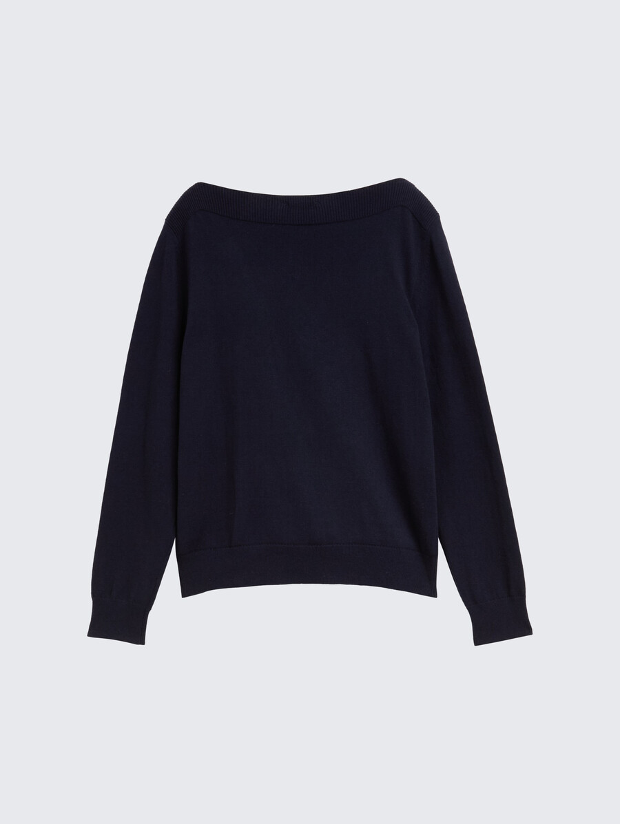 jersey de punto con mezcla de cachemira