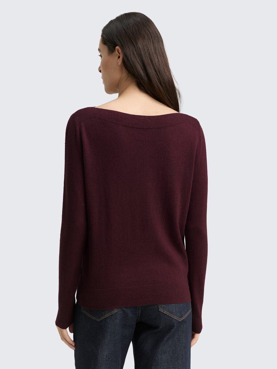jersey de punto con mezcla de cachemira