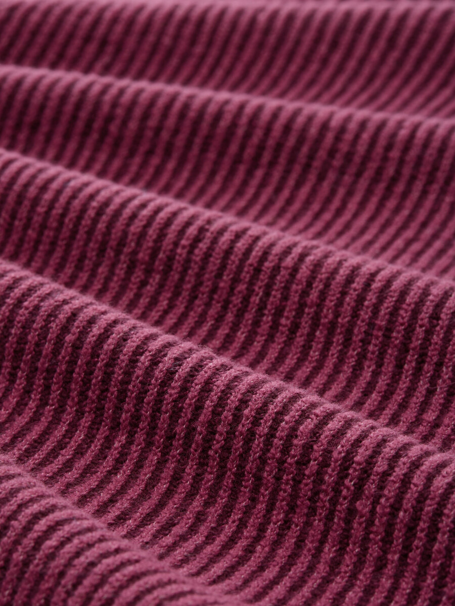 jersey de punto holgado con cuello alto