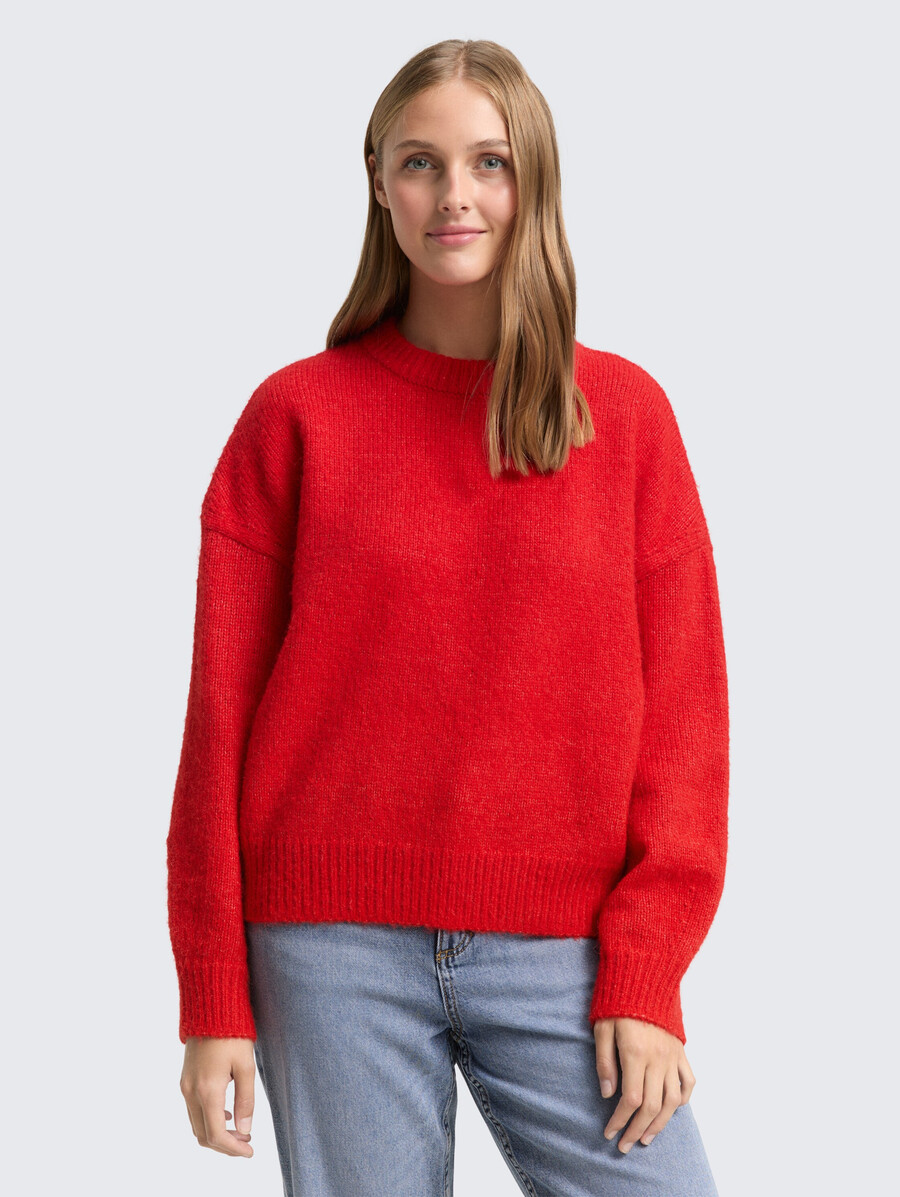 jersey de punto de gran tamaño