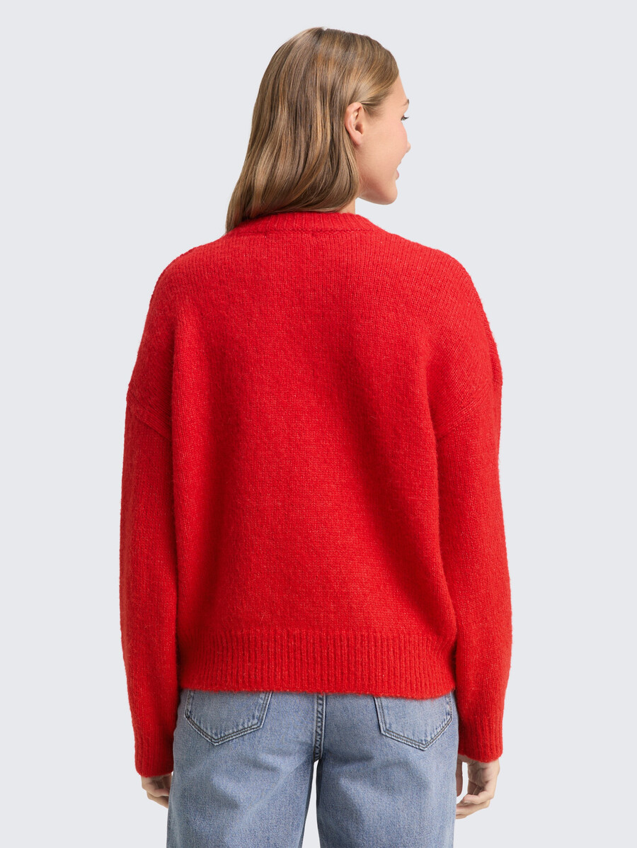 jersey de punto de gran tamaño