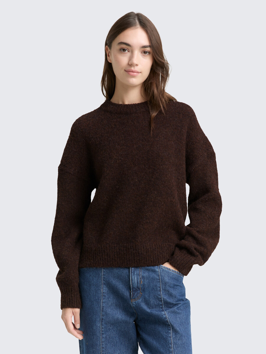 jersey de punto de gran tamaño