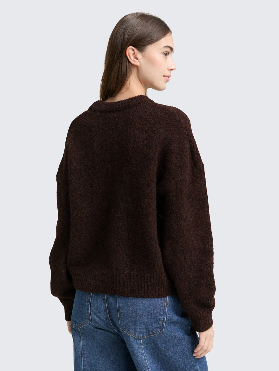 jersey de punto de gran tamaño