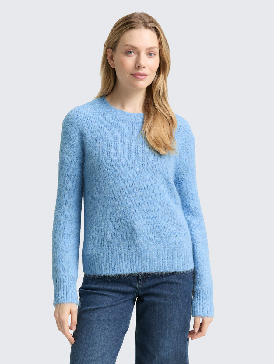 jersey de punto con contenido de lana