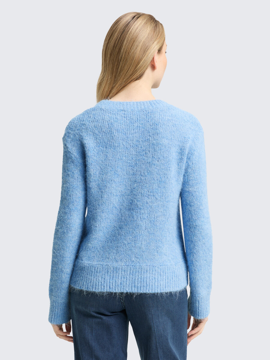 jersey de punto con contenido de lana