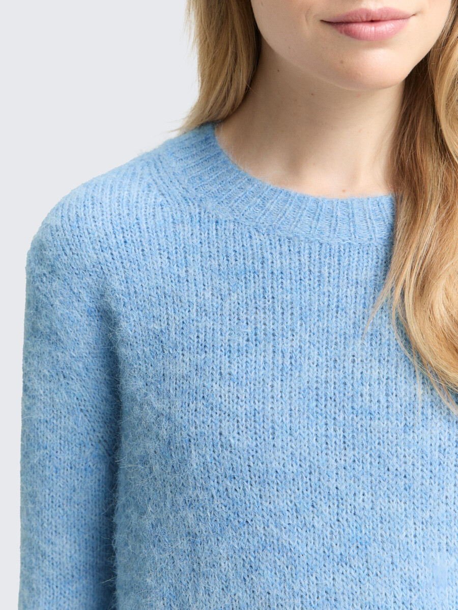 jersey de punto con contenido de lana