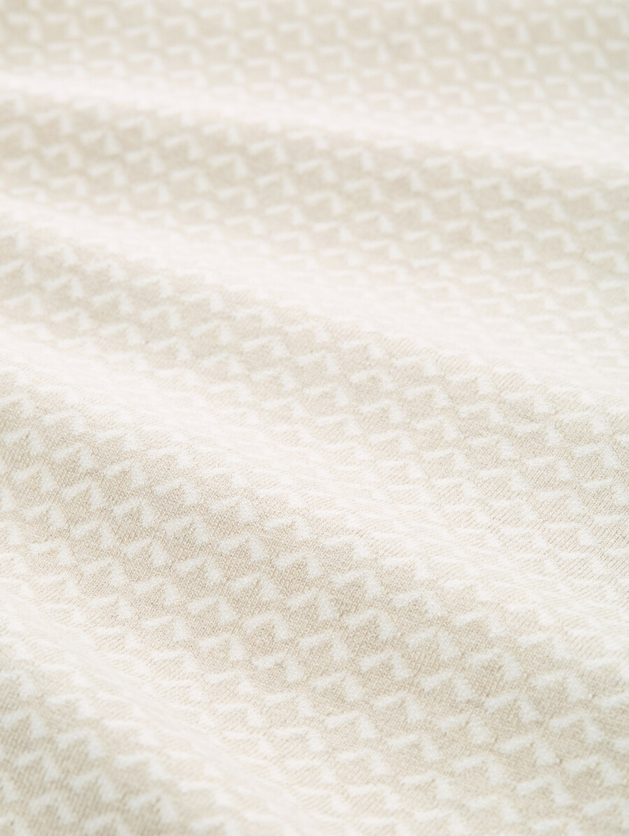 jersey holgado de punto jacquard