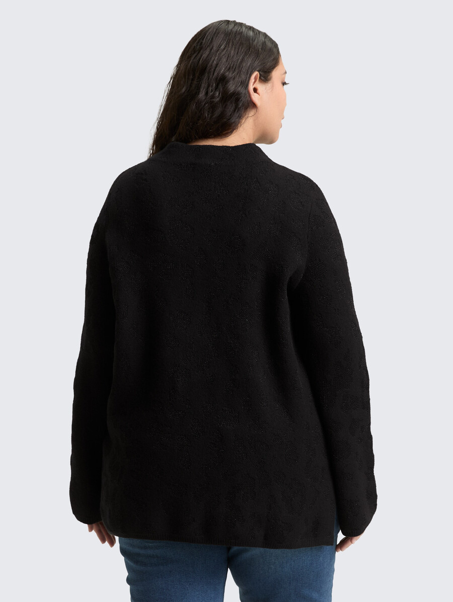 tallas grandes - jersey de punto con efecto brillo