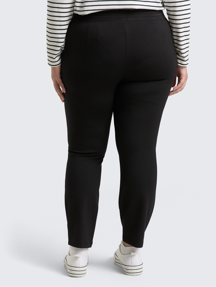 tallas grandes - pantalones treggings con cinturilla elástica