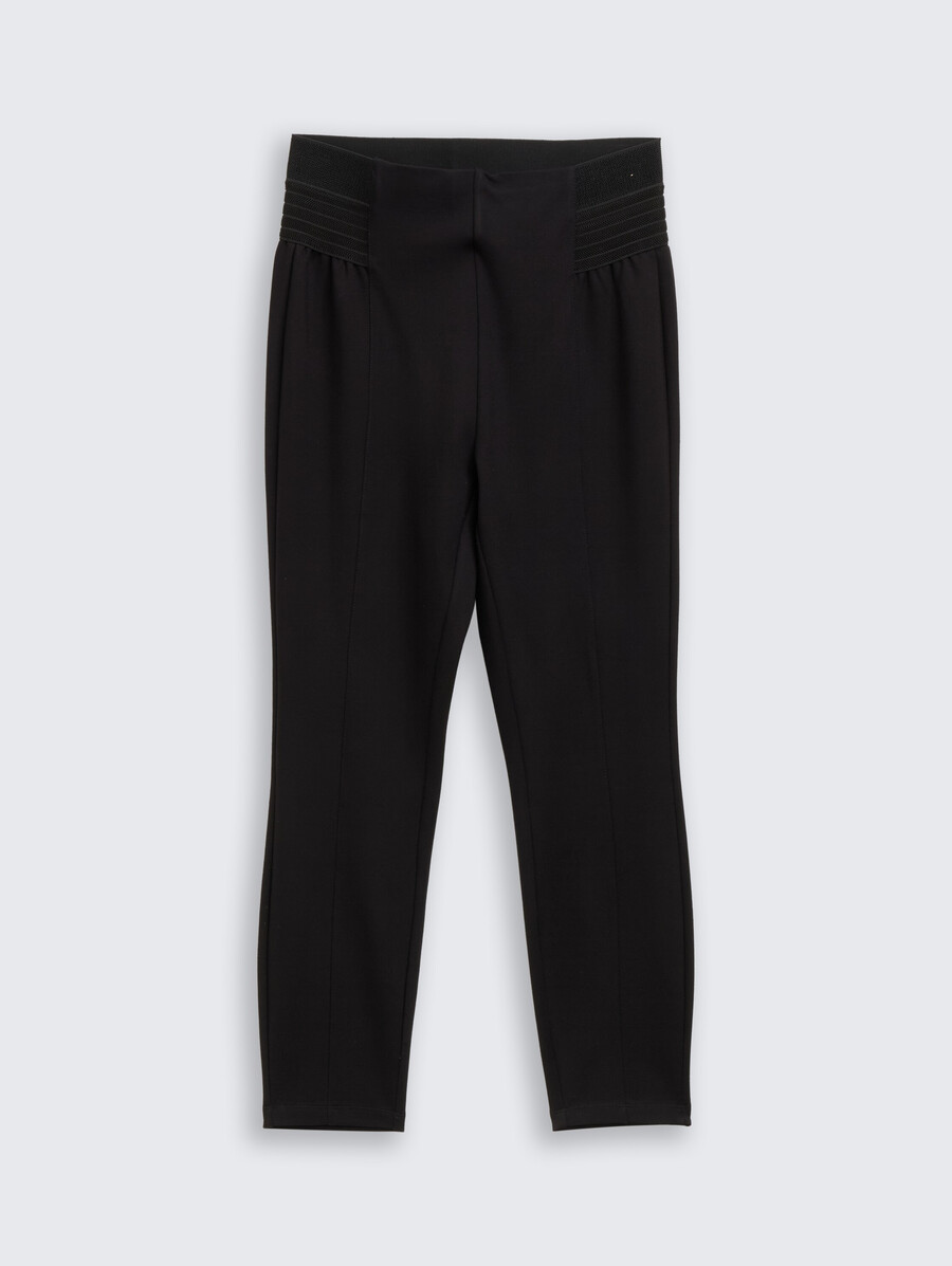 tallas grandes - pantalones treggings con cinturilla elástica