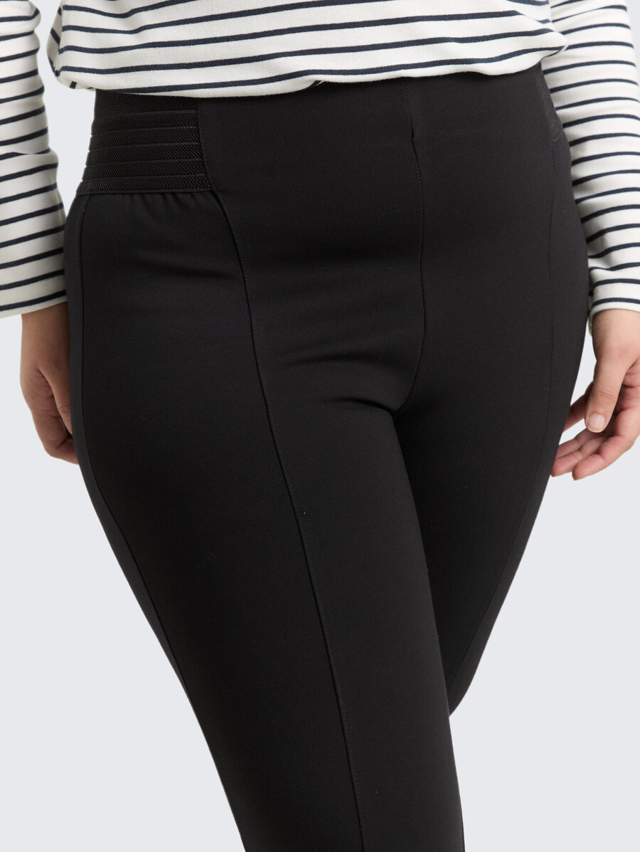 tallas grandes - pantalones treggings con cinturilla elástica