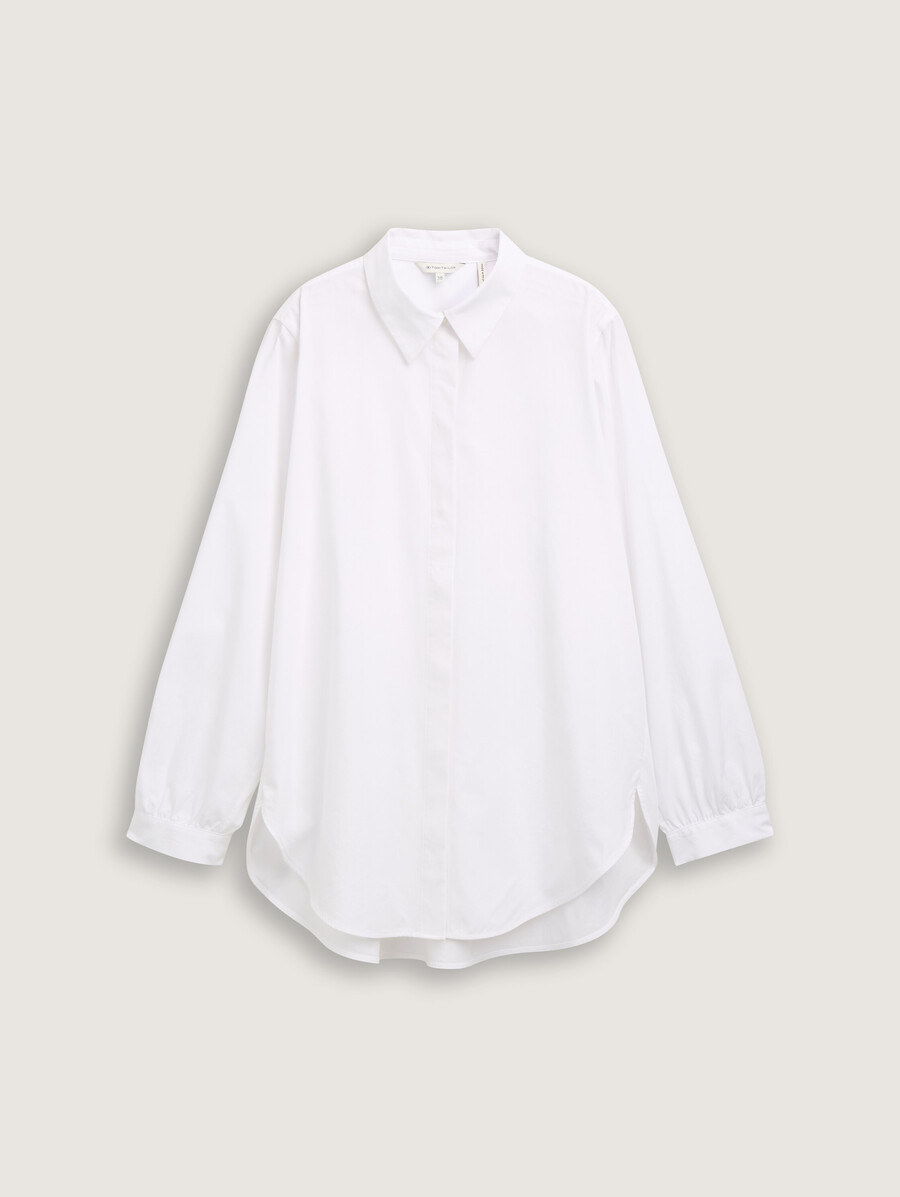 blusa holgada tipo camisa