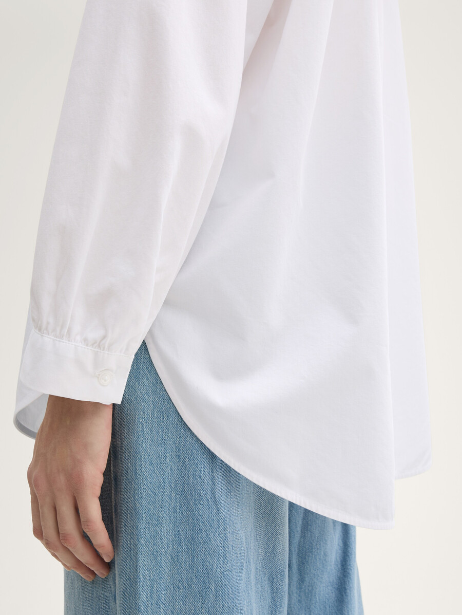 blusa holgada tipo camisa