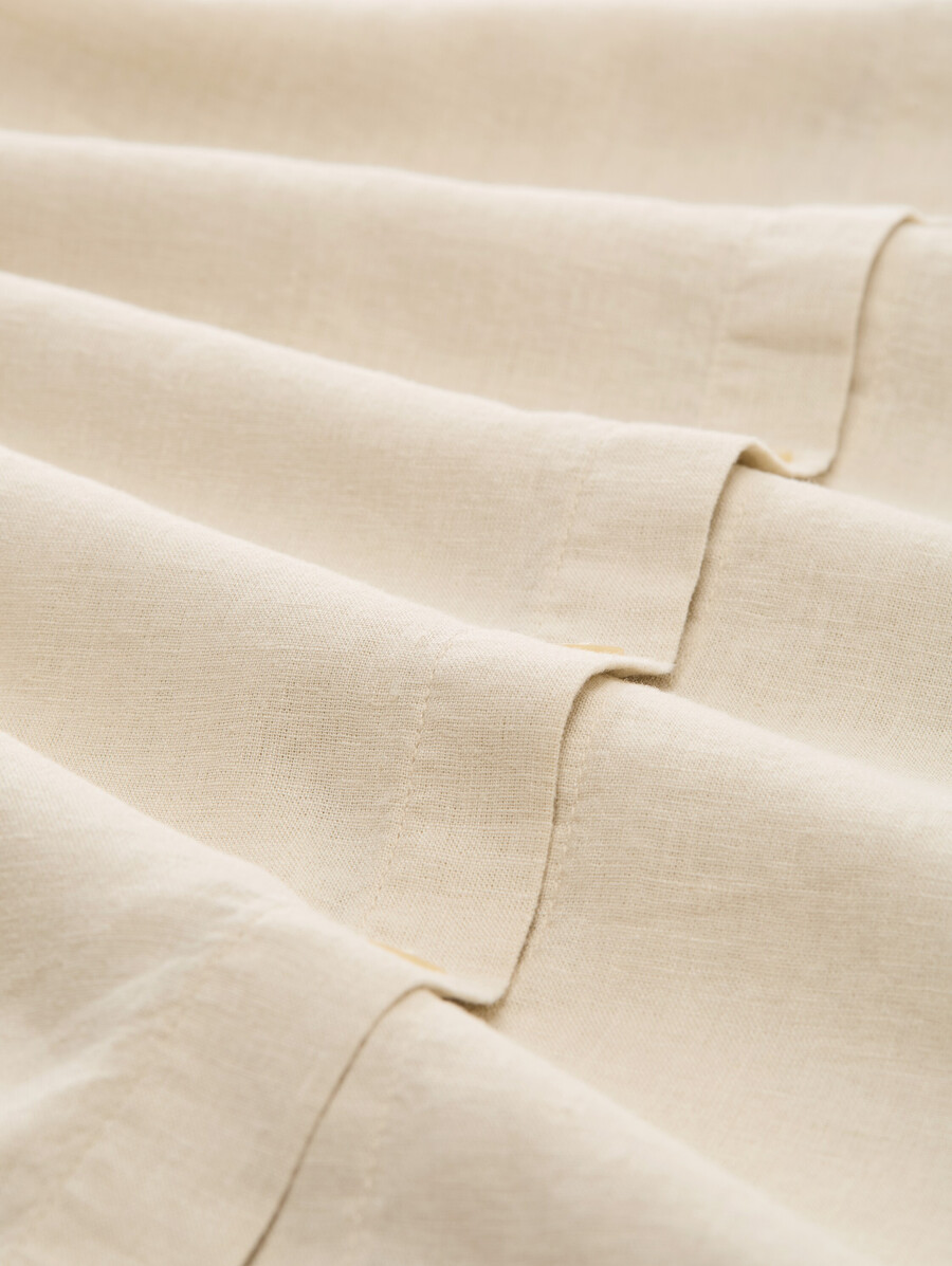 blusa camisera con contenido de lino
