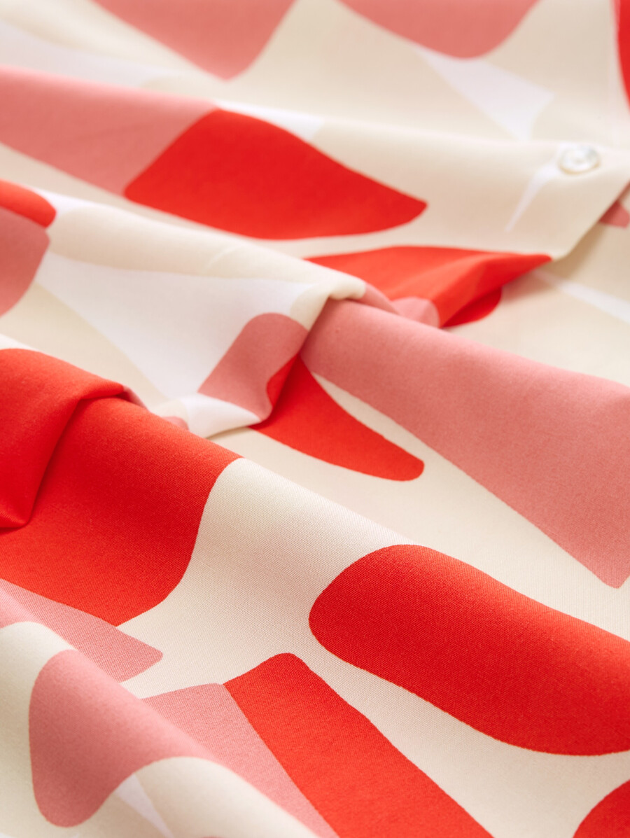 talla grande - blusa estampada