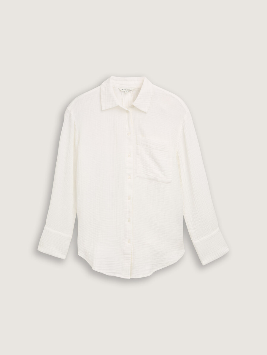 blusa de muselina oversize