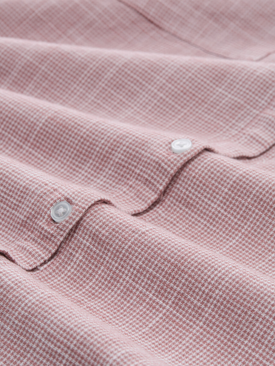 talla grande - blusa con bolsillos en el pecho