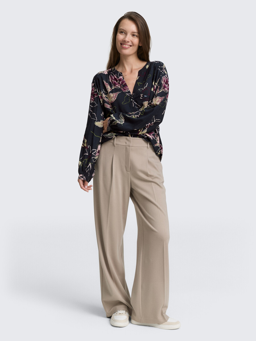 blusa holgada con estampado