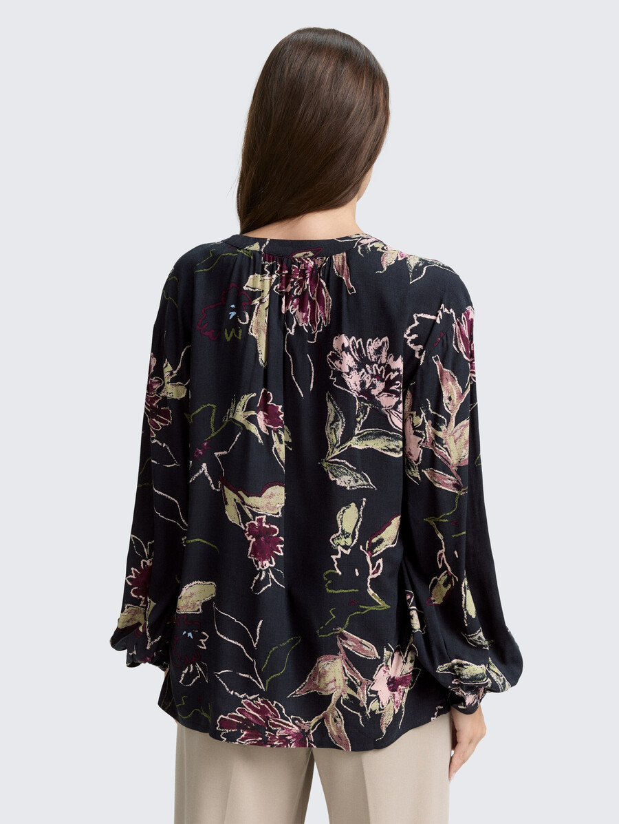 blusa holgada con estampado