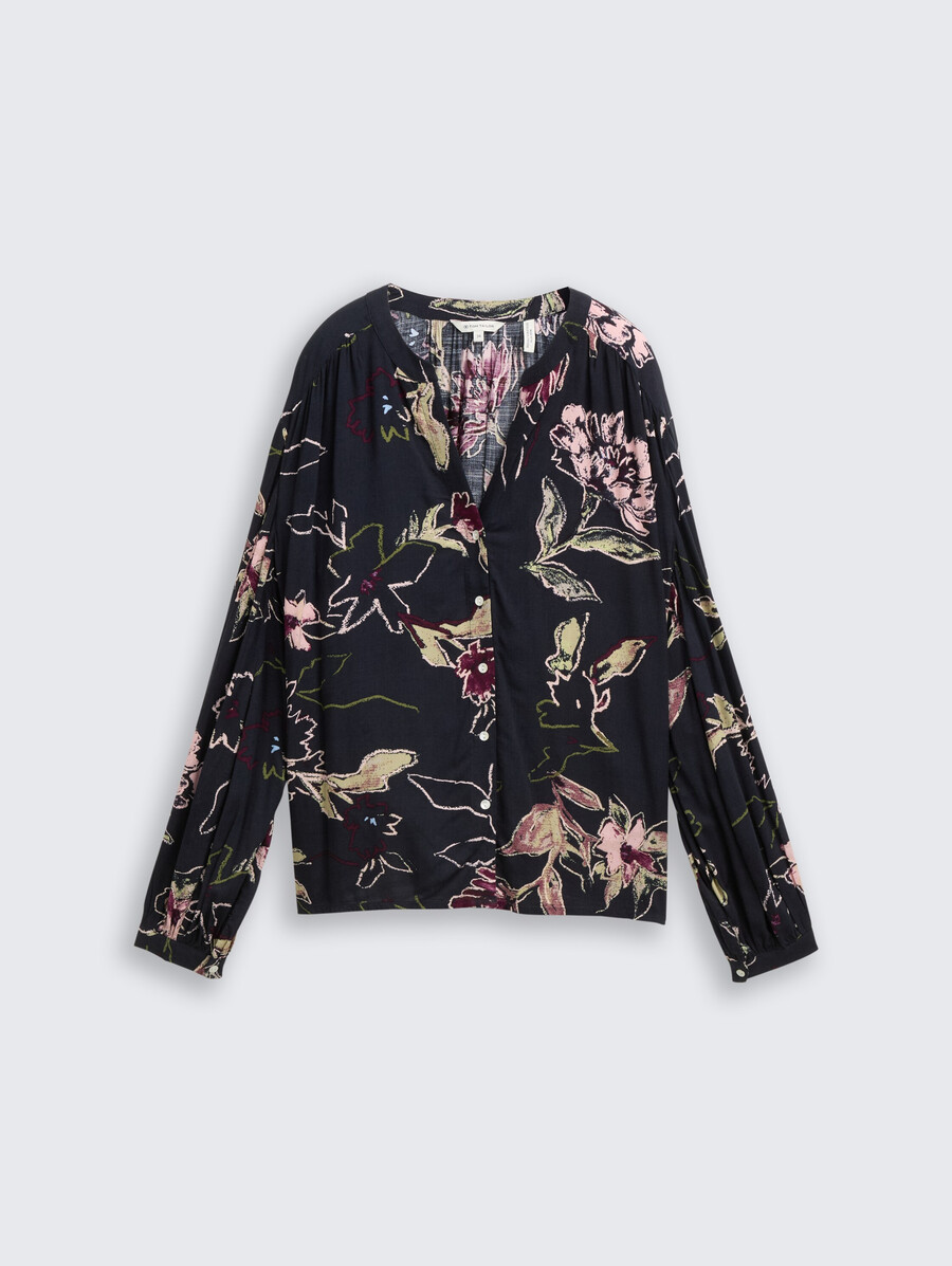 blusa holgada con estampado