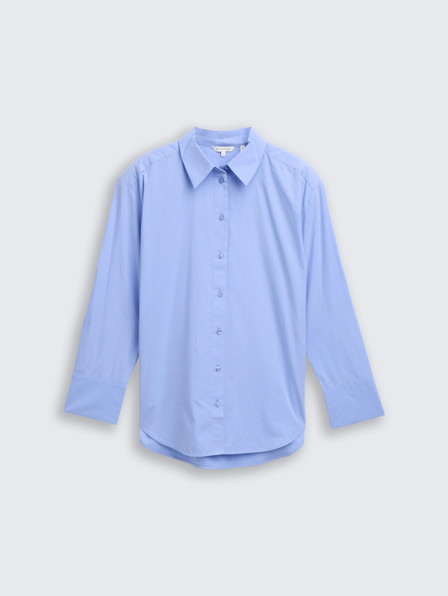 blusa holgada de popelina
