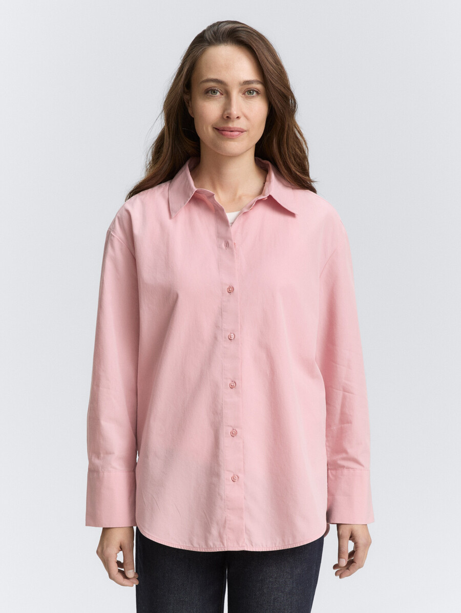 blusa holgada de popelina