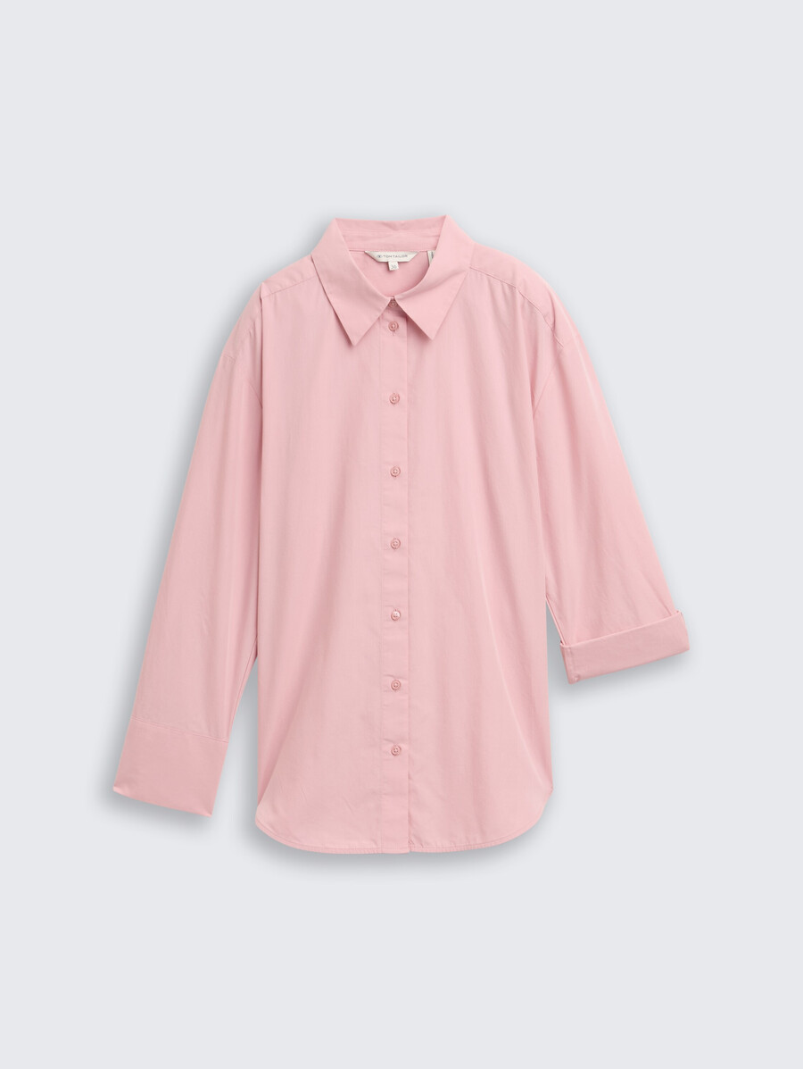 blusa holgada de popelina