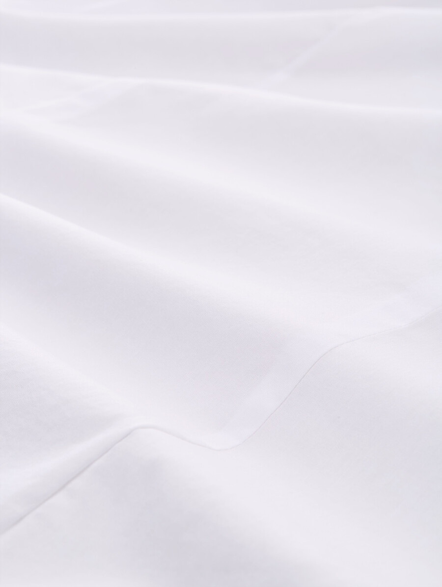 blusa camisera de popelina entallada