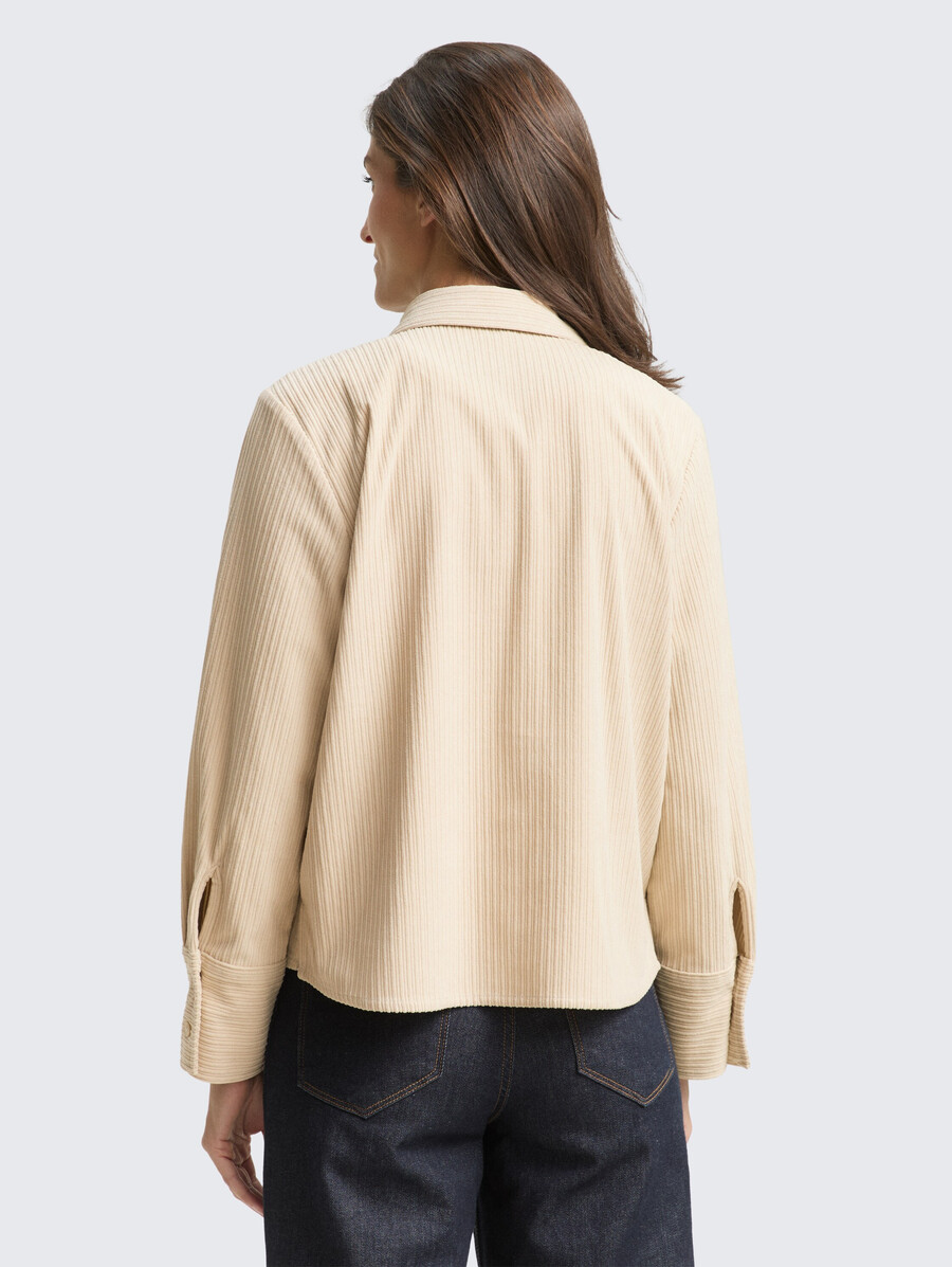 blusa holgada de pana