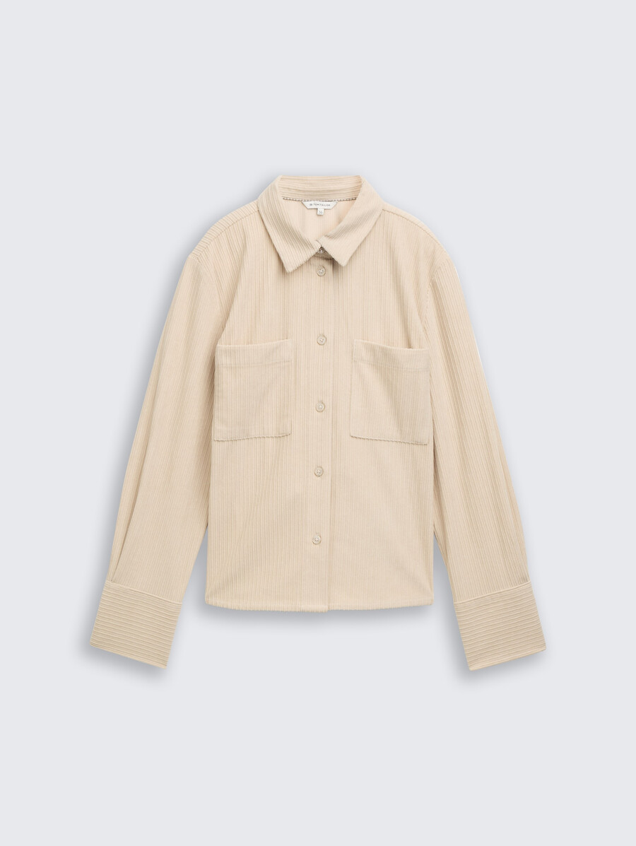 blusa holgada de pana