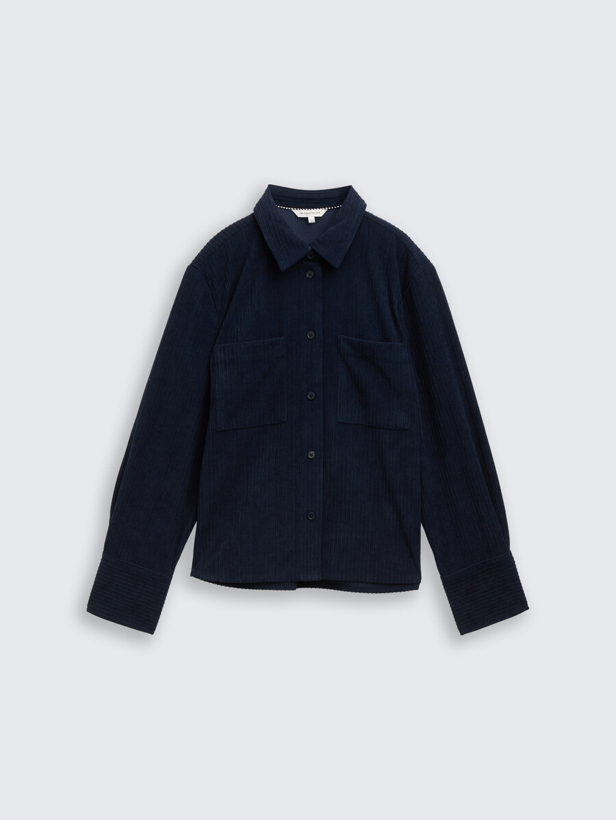 blusa holgada de pana