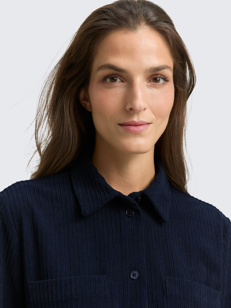 blusa holgada de pana