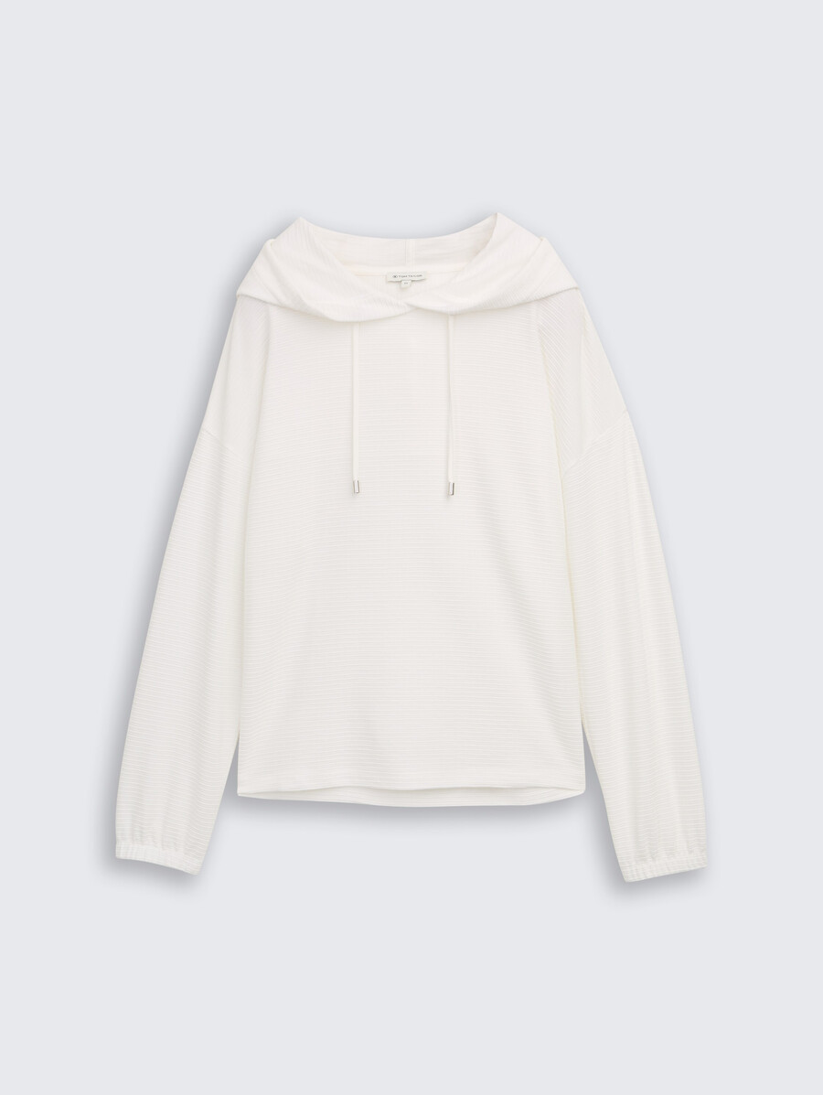 camisa de manga larga con capucha