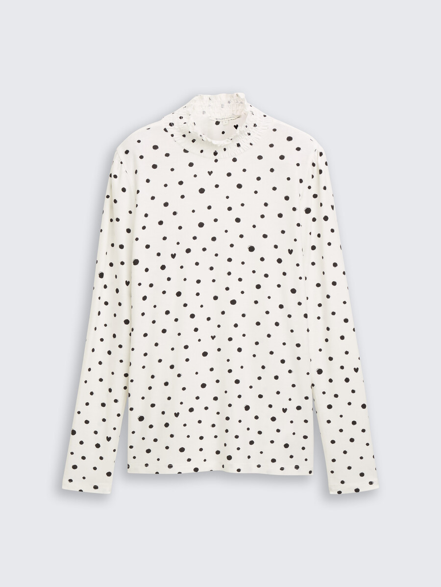 camisa de manga larga con estampado