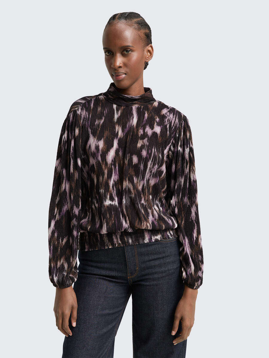 camisa blusa holgada con estampado