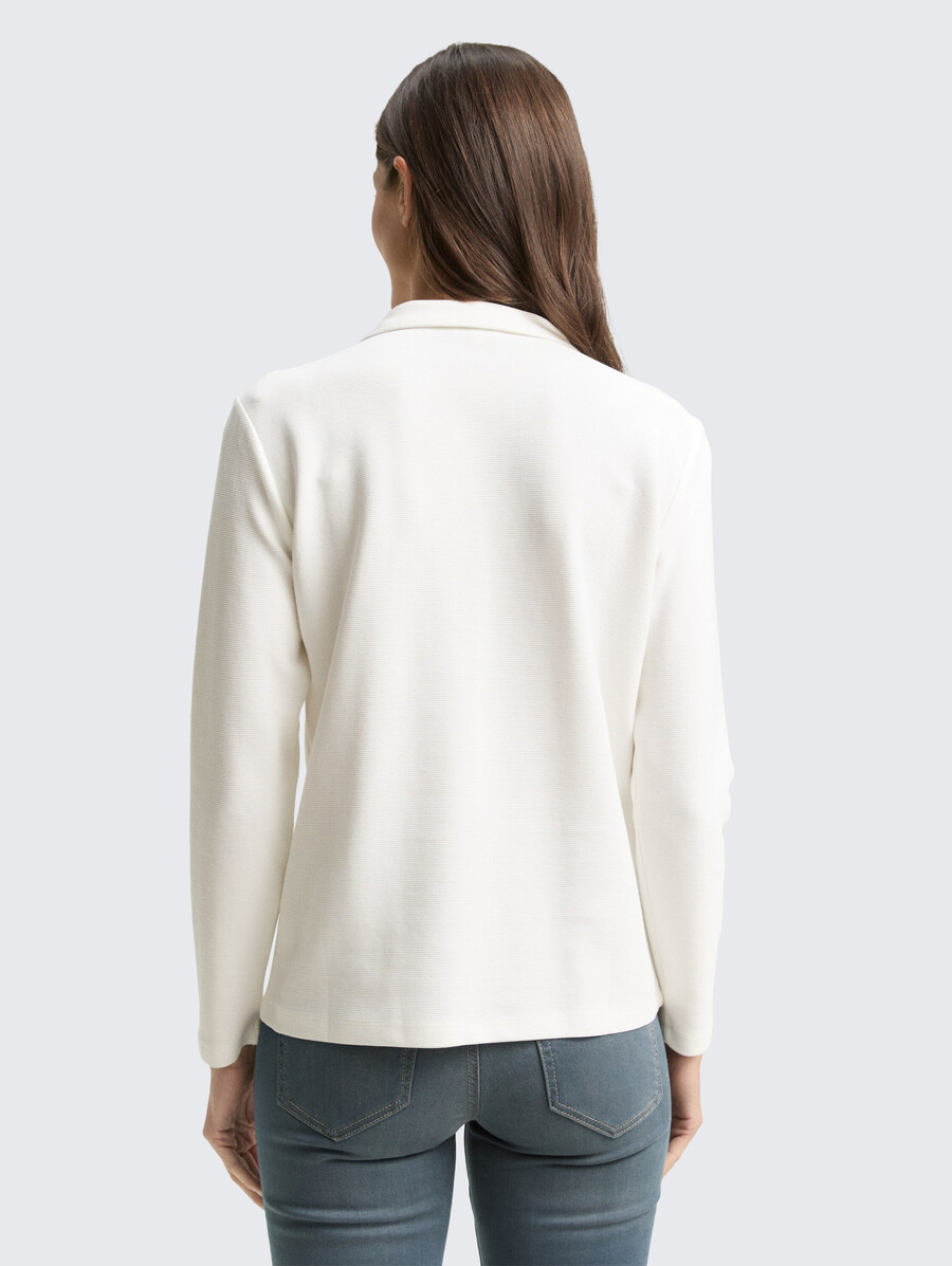 camisa de manga larga con cuello polo