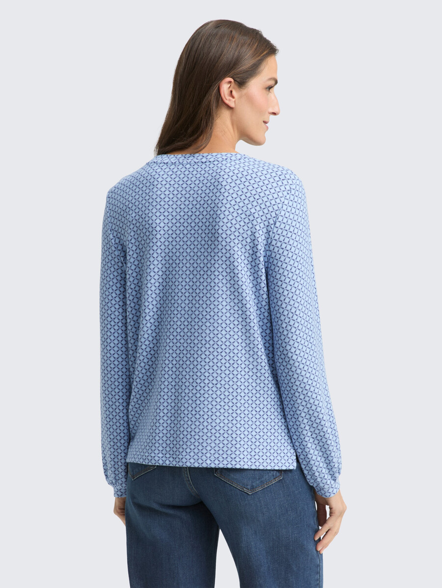 camisa de manga larga con estampado