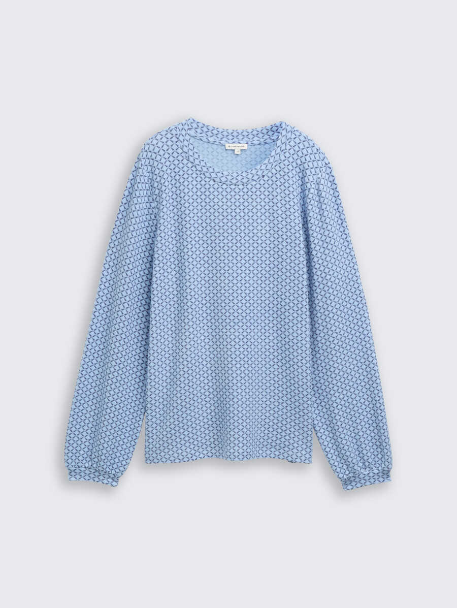camisa de manga larga con estampado