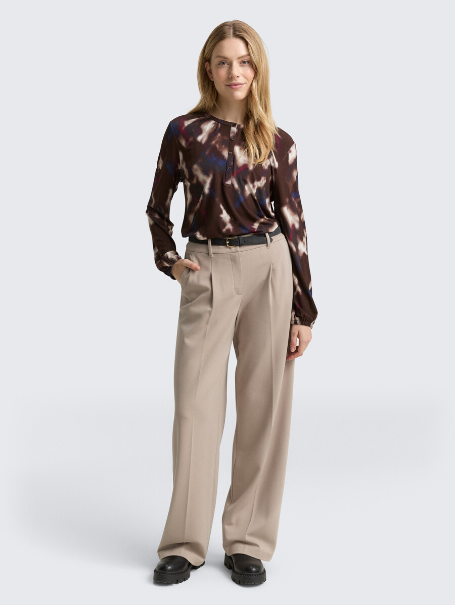 camisa blusa con estampado
