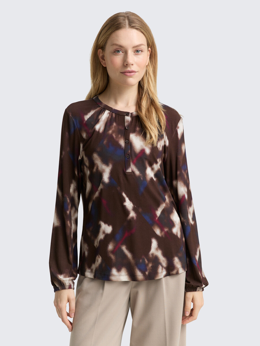 camisa blusa con estampado