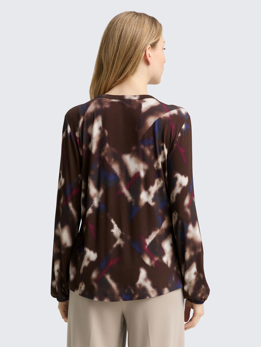 camisa blusa con estampado