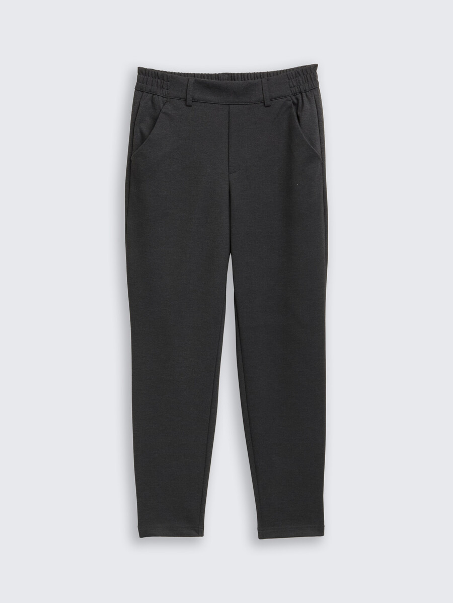 pantalones de corte relajado con cinturilla elástica