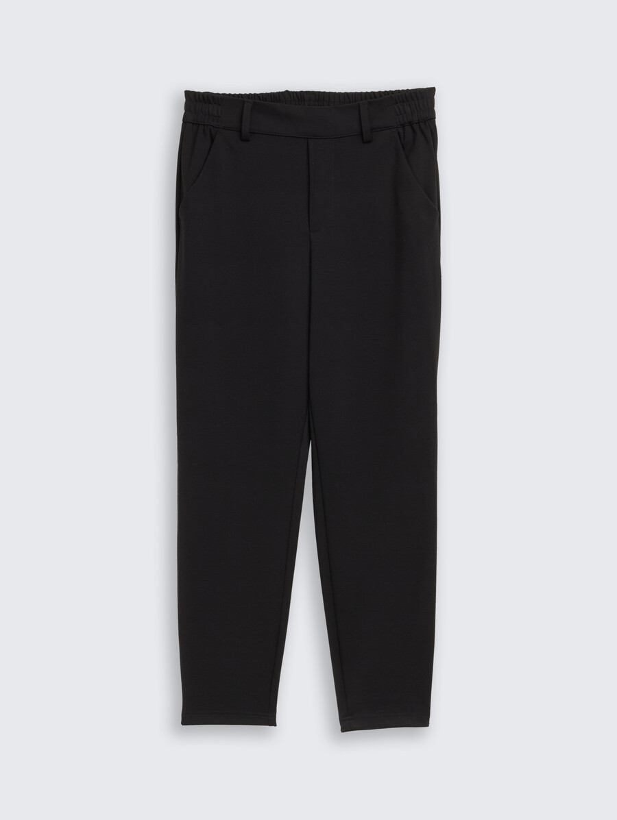pantalones de corte relajado con cinturilla elástica