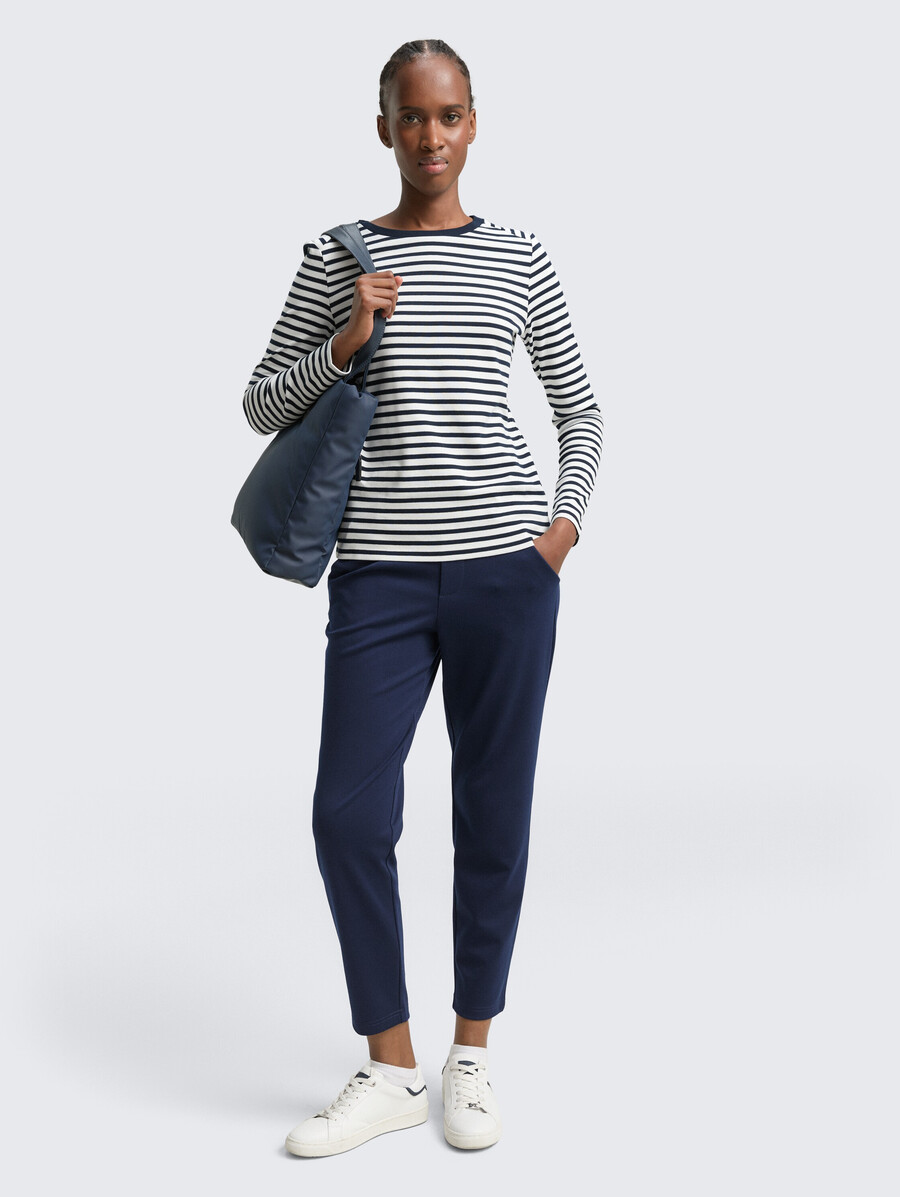 pantalones de corte relajado con cinturilla elástica