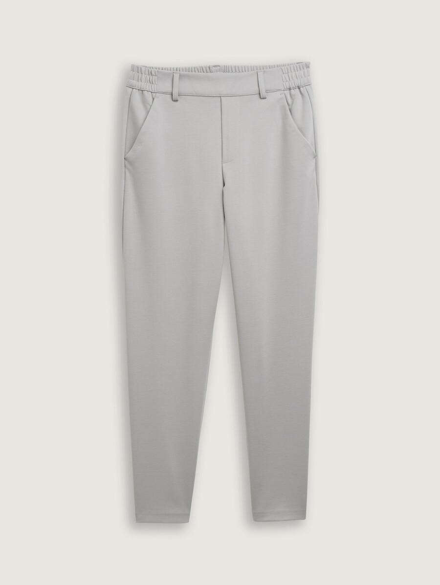 pantalones de corte relajado con cinturilla elástica