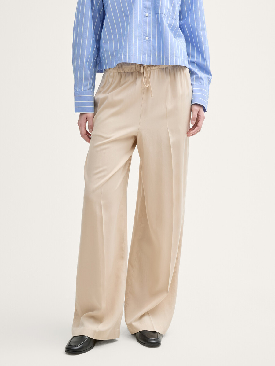 pantalones paperpag de pierna ancha